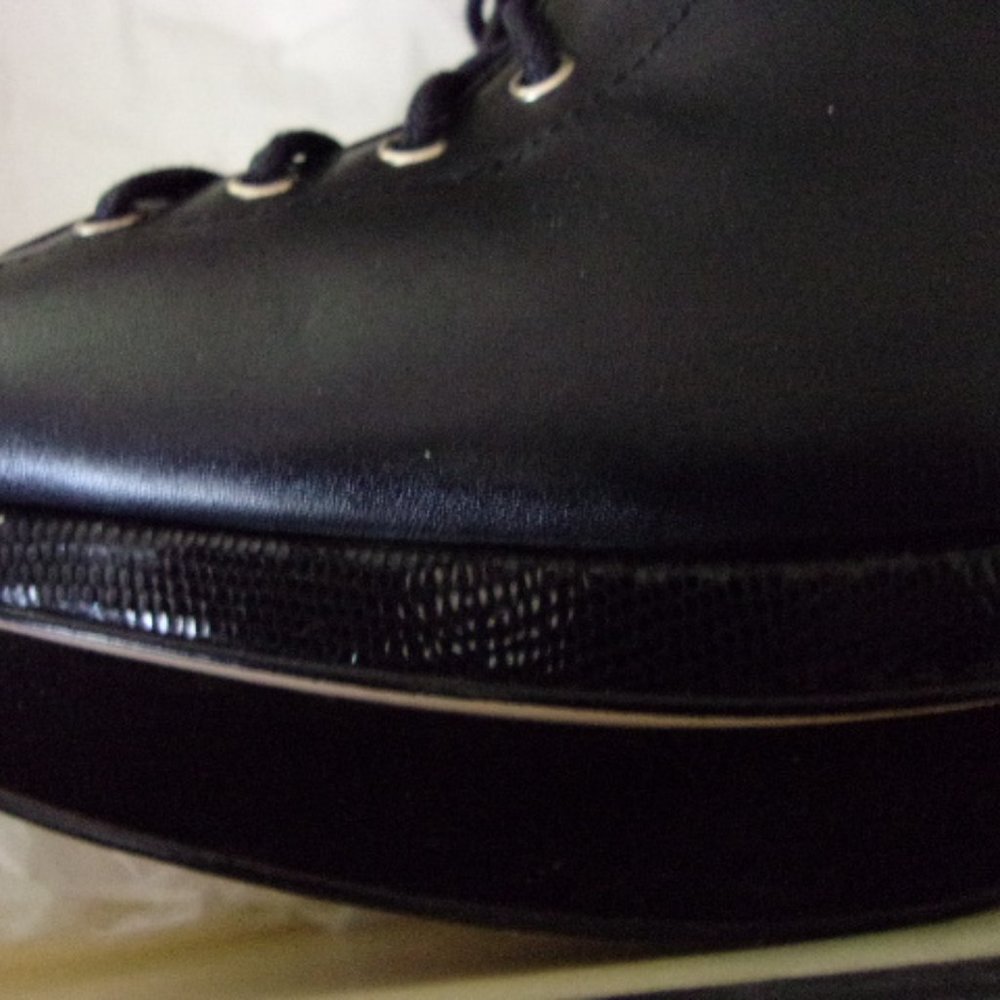 Ann Taylor Lace Up Platform Boot - Picture 4 of 12
